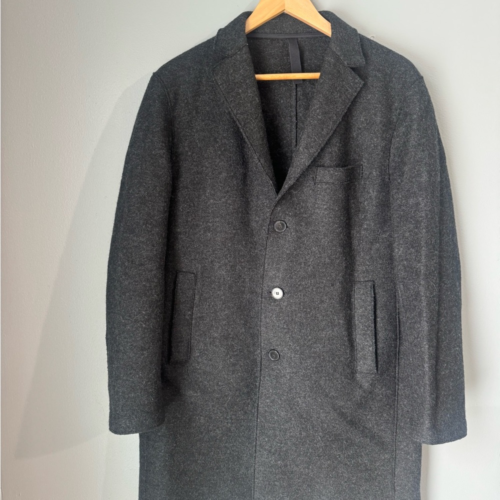 Men's Classic Gray Overcoat